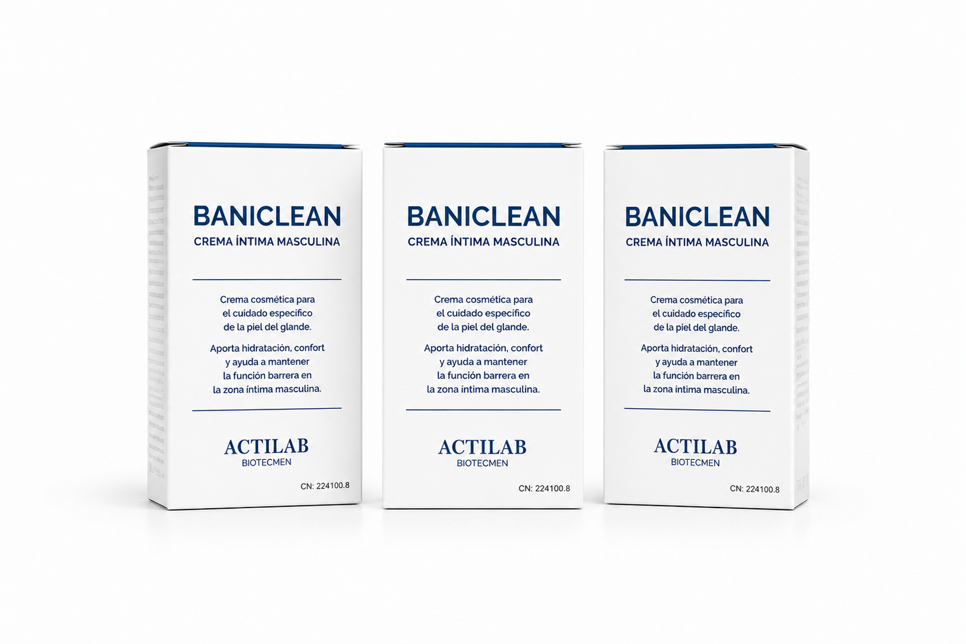 Pack 3 · Baniclean Crema Íntima Masculina