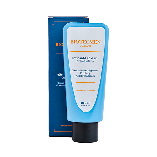 Crema Hidratante Íntima Masculina Biotecmen con activos calmantes y regeneradores para piel sensible